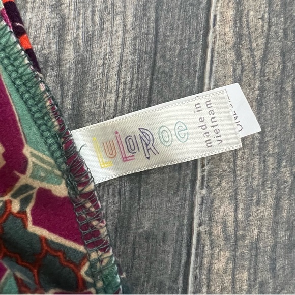 LuLaRoe Candy Leggings One Size - Picture 4 of 8